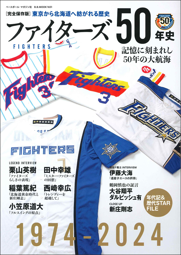 ファイターズ50年史 1974-2024
記憶に刻まれし50年の大航海