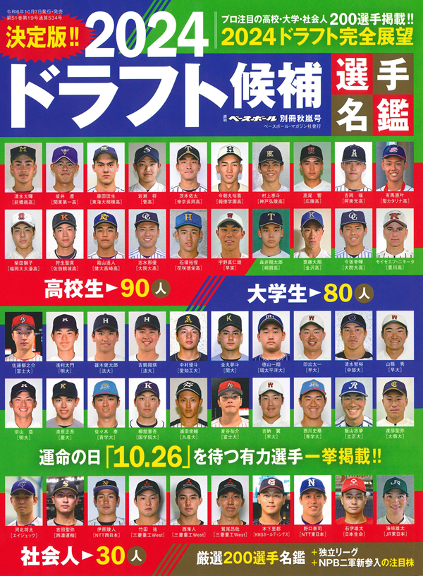 2024ドラフト候補選手名鑑