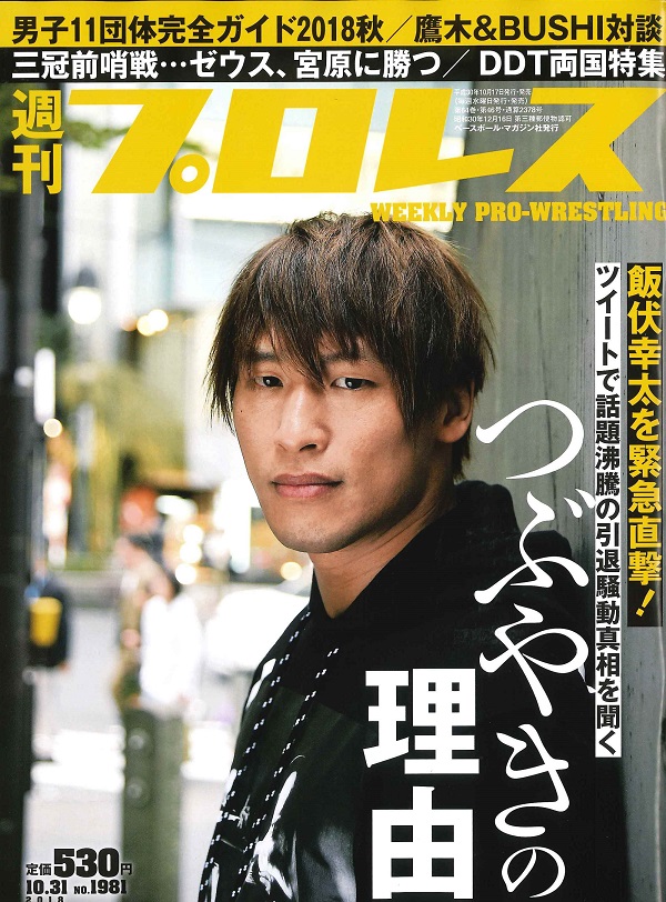 週刊プロレス 10月31日号