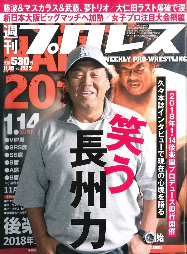 週刊プロレス 11月15日号