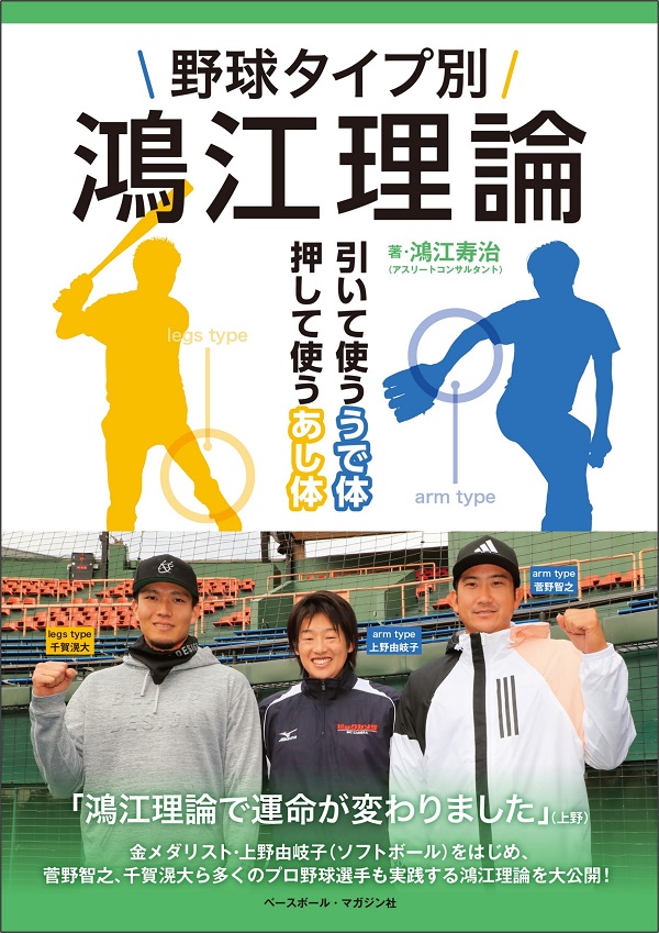 野球タイプ別鴻江理論
引いて使ううで体
押して使うあし体