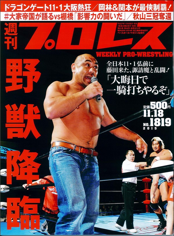 週刊プロレス 11月 18日号
