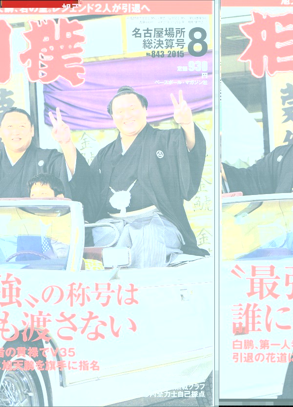 相撲 8月号 名古屋場所総決算号